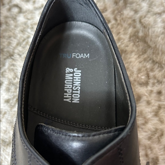 Johnston & Murphy, black leather, tru foam hybrid, casual dress shoes size 11 main image 11